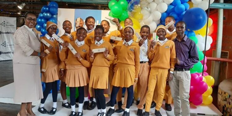 Eswatini students gaining valuable financial skills during Global Money Week.