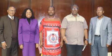 Minister S’khumbuzo Dlamini meets newly appointed Regional Administrators to discuss key development priorities for Eswatini.