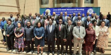 EAC and SADC ministers gather in Harare to review progress on resolutions from the February 2025 Joint Summit, focusing on regional security, development, and coordination for sustainable peace.