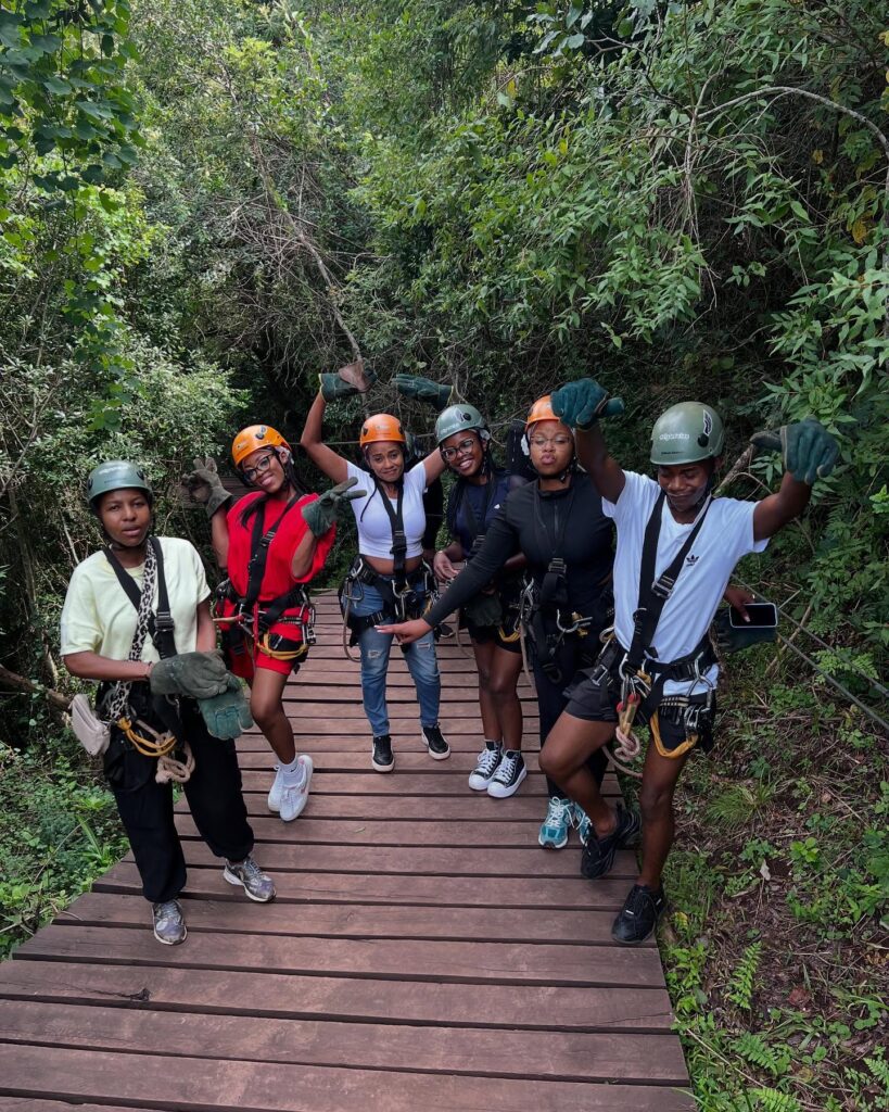 Influencers enjoy the thrilling Malolotja Canopy Tour as part of Eswatini Tourism’s Easter campaign. Photos: Eswatini Tourism