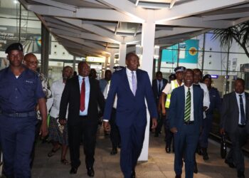 Eswatini Prime Minister Russell Mmiso Dlamini returns from Namibia after attending President Netumbo Nandi-Ndaitwah’s inauguration.