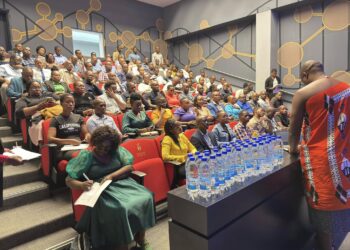 Educators from Hhohho and Manzini regions participate in the RSTP's digital skills workshop.