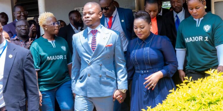 Shepherd Bushiri and his wife