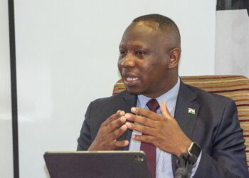 Lesotho’s foreign minister, Lejone Mpotjoane