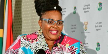 Pemmy Majodina Minister of Water and Sanitation of South Africa