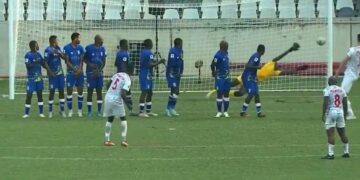 Emmanuel Vincent's expertly taken free-kick in the 92nd minute ensured a 3-3 draw for Mauritius.