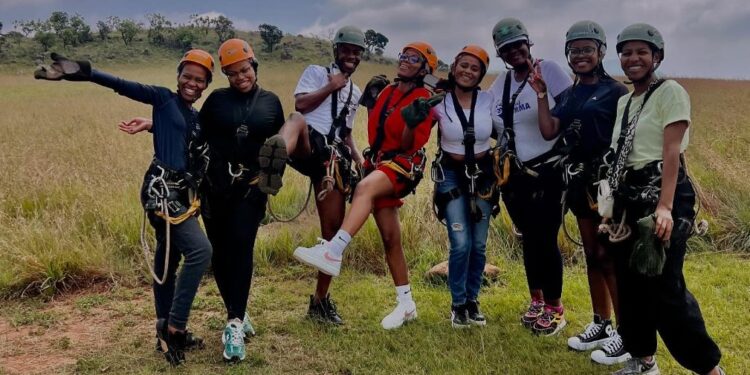 Influencers enjoy the thrilling Malolotja Canopy Tour as part of Eswatini Tourism’s Easter campaign. Photos: Eswatini Tourism