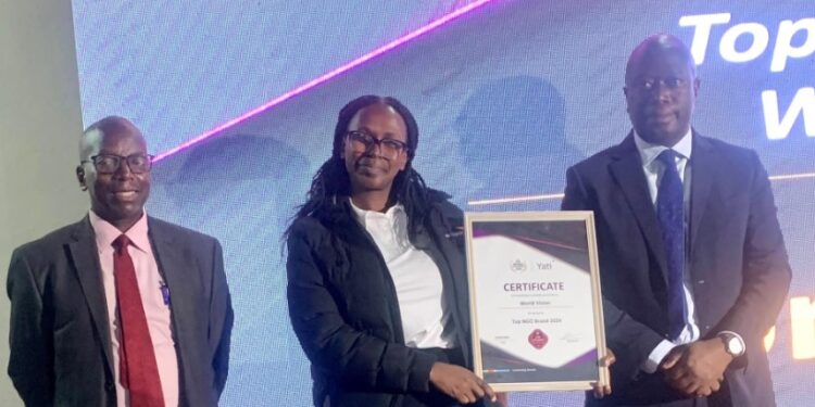 World Vision Eswatini awarded Top NGO Brand at the 2024 Top Brands Awards