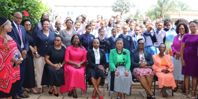Minister Savannah Maziya launching the STEM Future Pioneers Mentorship Programme