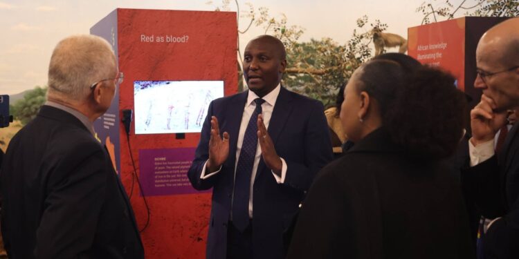Prime Minister of Eswatini officially opens the San-Bushman Display and "Planet Africa" exhibition at the National Museum in Lobamba.