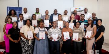 Participants during the VH@Workplace training at Sibane Sami Hotel, working towards safer and more inclusive workplaces in Eswatini.