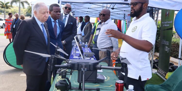 KMIII Airport team showcases road safety initiatives at the Kofi Annan Awards in Ezulwini.