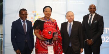 Dignitaries at the Kofi Annan Road Safety Awards kickoff event in Eswatini