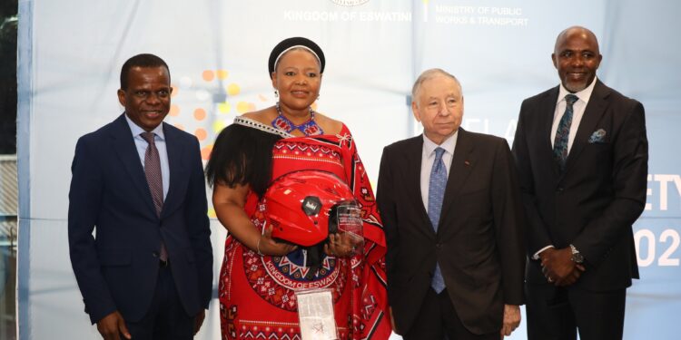 Dignitaries at the Kofi Annan Road Safety Awards kickoff event in Eswatini