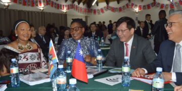 Deputy Prime Minister Thulisile Dladla shares success stories of women empowered by the Queen Mother’s fund at SibaneSami Hotel.