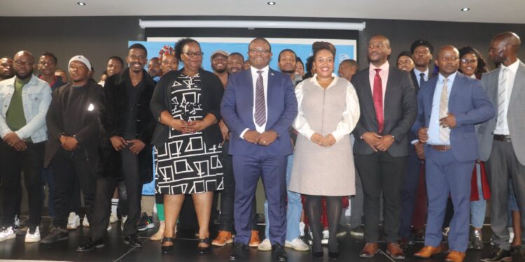 Minister Khumalo announces E200K boost for Eswatini creatives during World Book Day event.