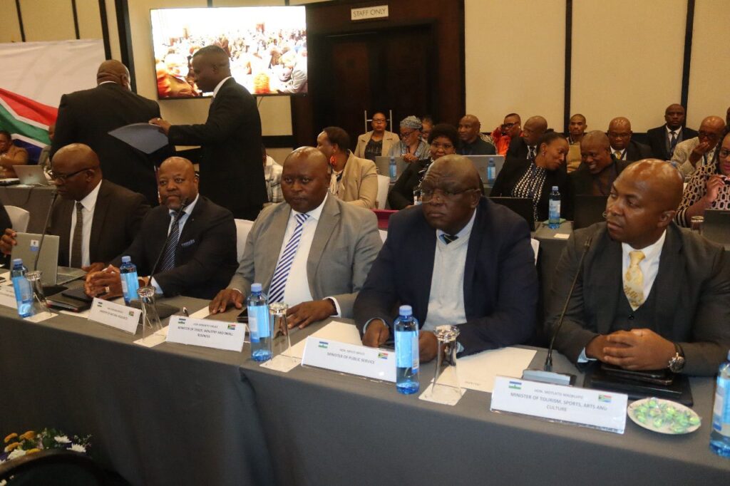 Lesotho and South Africa ministers engage in bilateral discussions in Maseru.