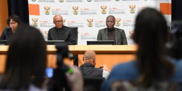 South Africa's ministers outline the country's new economic strategy in response to the upcoming US tariffs. Photo: DIRCO ZA
