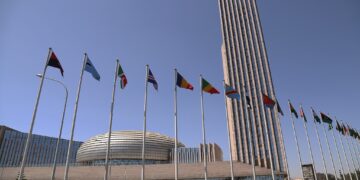 The African Union headquarters in Addis Ababa, Ethiopia