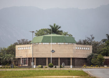 A general view shows the eSwatini Parliament in Lobamba on September 22, 2018. Photo by GIANLUIGI GUERCIA / AFP)