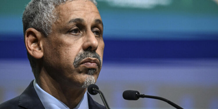 Sidi Ould Tah is the first Mauritanian to serve as African Development Bank president © Issouf SANOGO / AFP