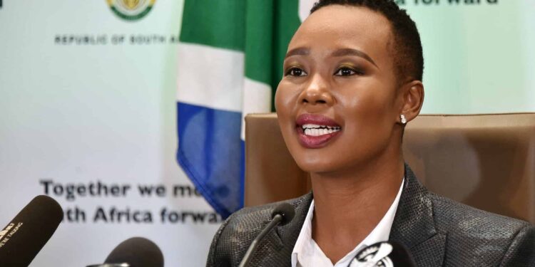 Stella Ndabeni-Abrahams Minister of Small Business Development of South Africa