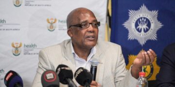 Health Minister Aaron Motsoaledi during a briefing on food safety in Kempton Park on 28 October 2024. Picture: Jacques Nelles/EWN
