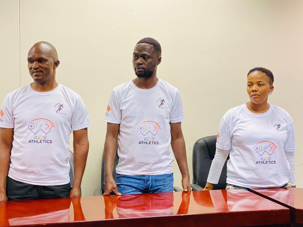 Key stakeholders and officials gather to support the Kids’ Athletics initiative aimed at developing young talent nationwide.