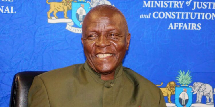 Justice and Constitutional Affairs Minister, Prince Simelane
