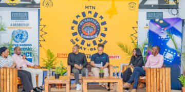 Panelists at the MTN Bushfire UN Live event in Eswatini discuss key issues facing the creative sector, including access to information, funding challenges, and the importance of collaboration for growth.