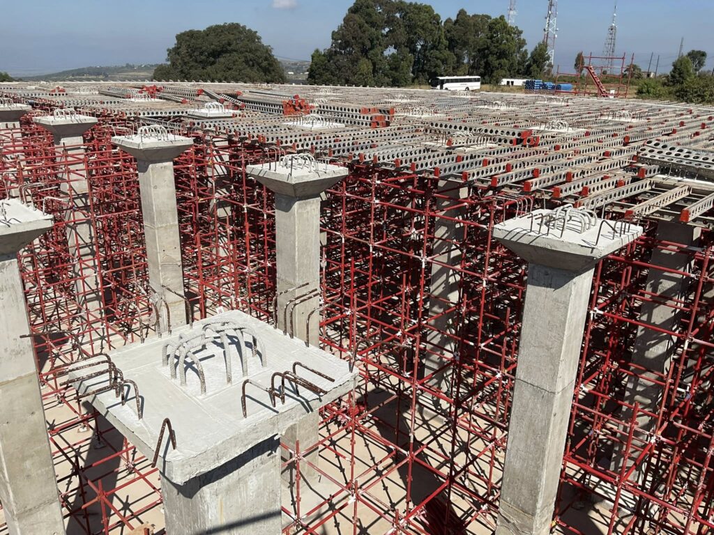 Members of the joint task team inspect ongoing construction at the Manzini and Nhlangano water and sanitation project sites, assessing progress on key infrastructure aimed at improving community access to clean water.