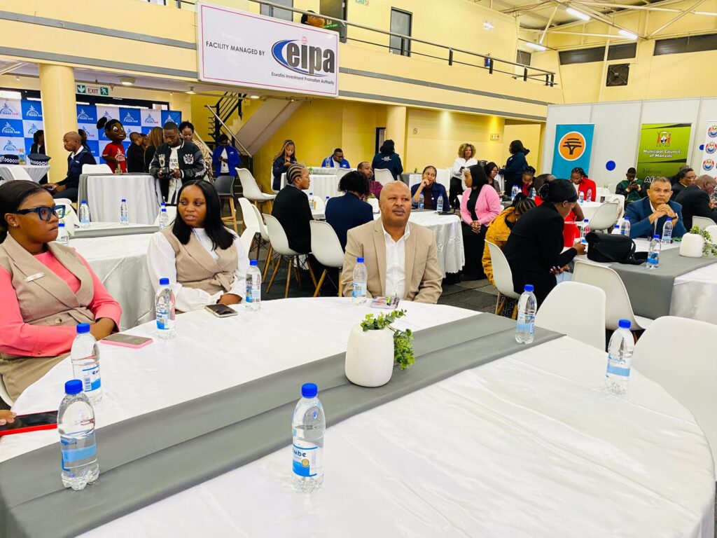 Guests and officials gather at the launch of the 2025 Eswatini International Trade Fair at the Mavuso Trade and Exhibition Centre in Manzini.