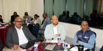 Officials and stakeholders during the validation workshop on sustainable green cities held in Mbabane.