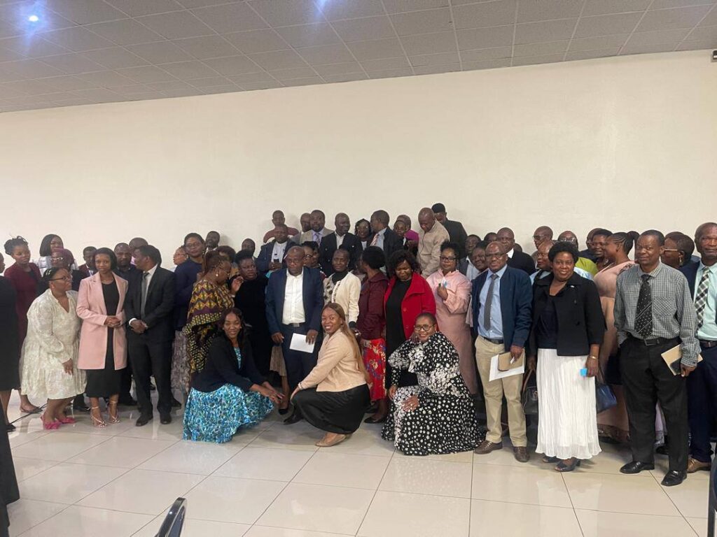 Headteachers attend a sensitisation workshop organised by the Ministry of Education and Training to tackle school dropout rates in targeted constituencies.