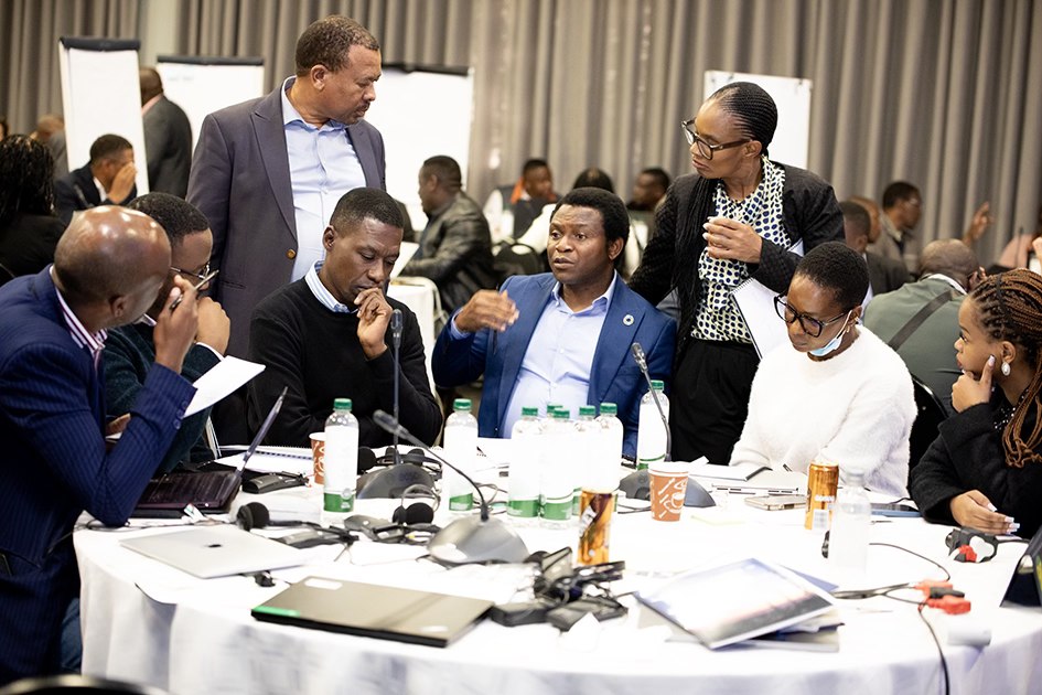 Delegates from SADC member states engage in practical sessions at the Putting Mobile Phone Data to Work for Statistics workshop in Johannesburg. Photo by SADC