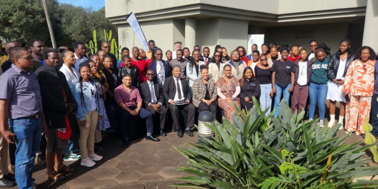 Participants from UNESWA, local colleges, and cultural institutions during the Wikipedia Editing and Translation Workshop at King Sobhuza II Park, focused on expanding SiSwati content online.