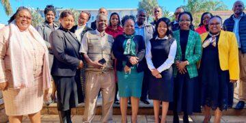 Members of the Financial Inclusion Technical Committee pose for a group photo after the strategy planning session in Mbabane.