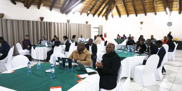 Delegates engage during the National Adaptation Plan validation workshop at Sibane Hotel, where key tools for climate resilience in Eswatini were reviewed.