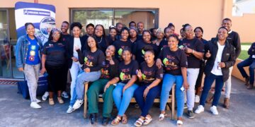 Young entrepreneurs engage during a past empowerment session hosted by Kwakha Indvodza