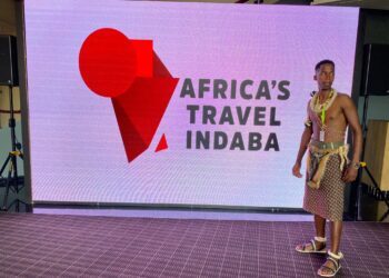 Cedric Simelane representing Sibebe Resort at Africa’s Travel Indaba 2024 in Durban, where he networked with tourism stakeholders from across the globe.