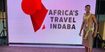 Cedric Simelane representing Sibebe Resort at Africa’s Travel Indaba 2024 in Durban, where he networked with tourism stakeholders from across the globe.