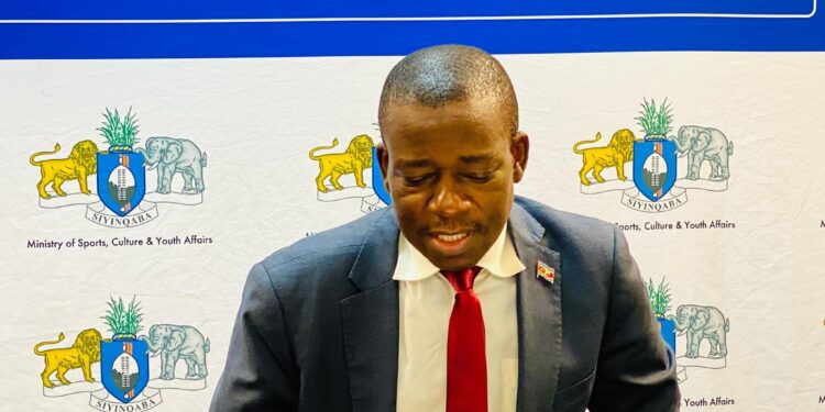 Minister Bongani Nzima officially launches the Kids’ Athletics programme, aiming to develop young athletes across Eswatini from ages 4 to 14.