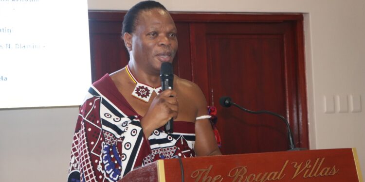 Minister of Natural Resources and Energy, HRH Prince Lonkhokhela, officially opens the EU Green Power Transformation Forum 2023 on 20 November 2023.