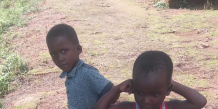 The two siblings, aged 3 and 5, whose bodies were tragically found inside a parked car in Gobholo, Mbabane over the weekend.