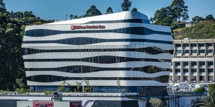 Hilton Garden Inn Mbabane, one of the top accommodation choices during the Bushfire weekend