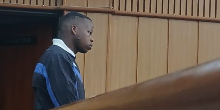Phila Samkelo Shongwe appeared in court for what was to be his trial. He was told to return on May 23. (Pic: Lindelwa Myeni)