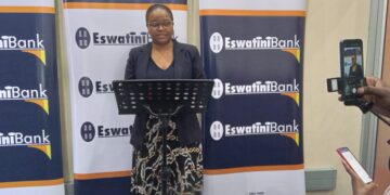 EswatiniBank CEO graces the launch of the new Siphofaneni branch. Photo: Sebenzile Bhembe