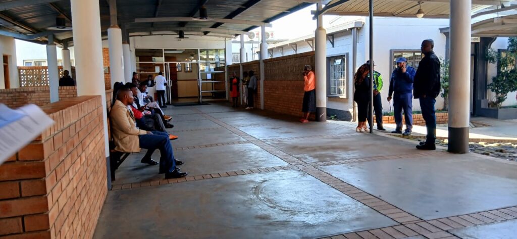 The entrance and corridors of the Mbabane Magistrates Court (Pics: Lindelwa Myeni).
