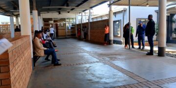 The entrance and corridors of the Mbabane Magistrates Court (Pics: Lindelwa Myeni).