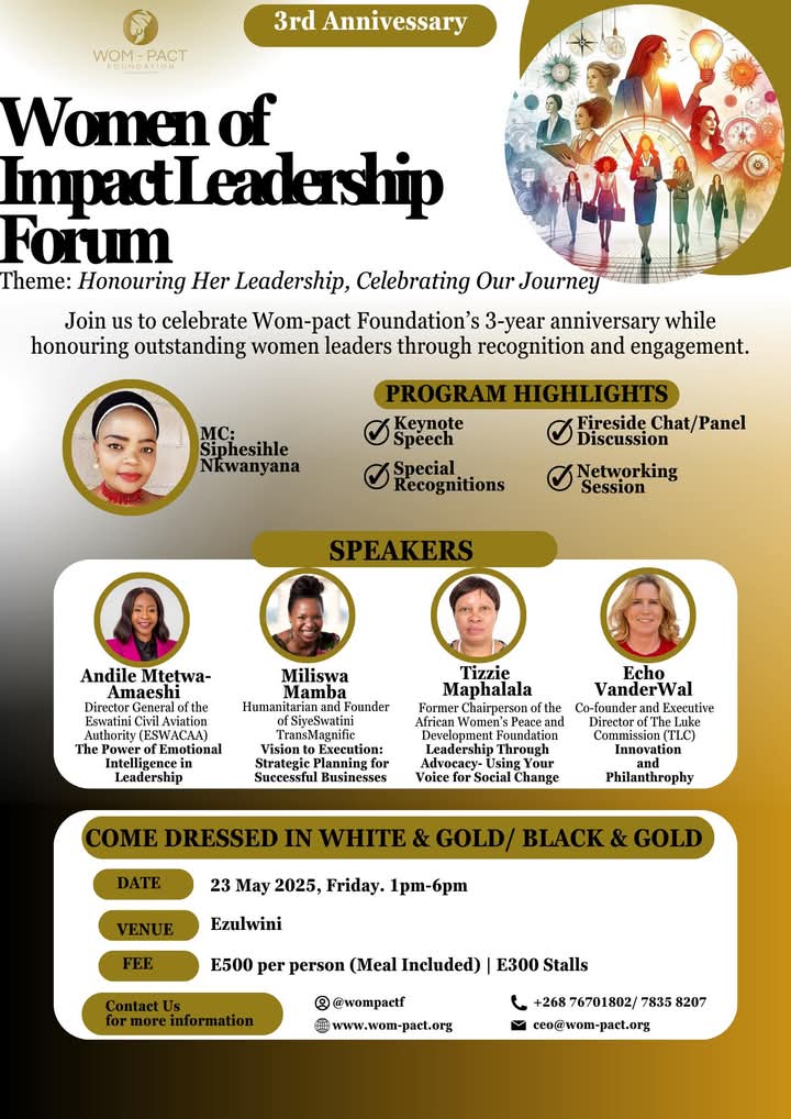 Women of Impact Leadership Forum event flyer